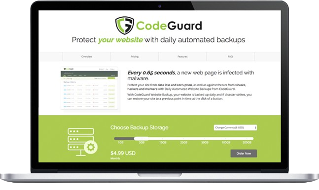 SkyCore Host CodeGuard Website Backup
